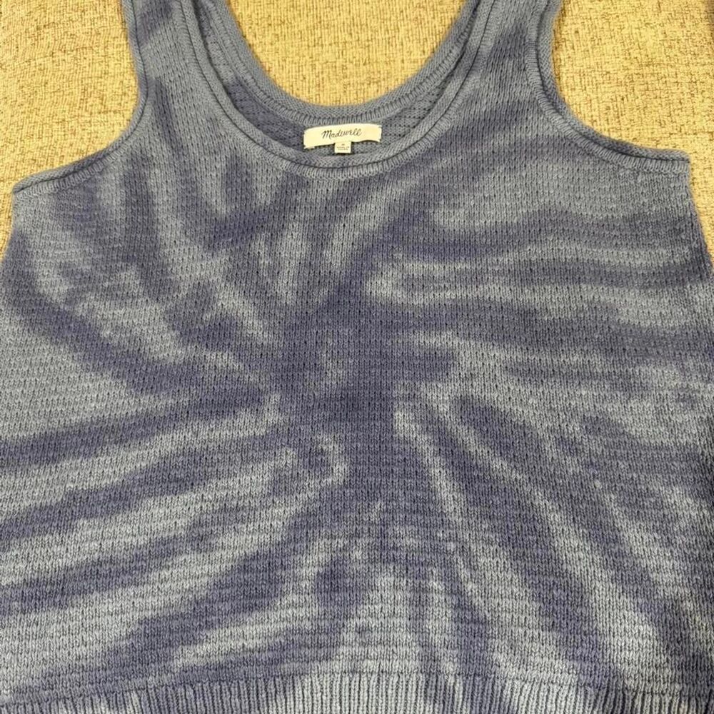 Madewell Women's Blue and Purple Vest